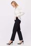 Women's Striped Classic Fabric Trousers - 3