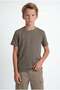 Boy's Crew Neck Basic T-Shirt - 5