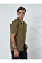 Ksa4462 Men's Short Sleeve Shirt with Pocket Collar - 3