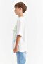 Boy's T-Shirt with Print Detail - 2