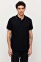 Men's Contrast Stitch Polo Collar T-Shirt - 2