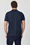 Men's Zippered Polo Neck T-Shirt - 6
