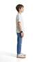 Boy's Textured T-Shirt with Pocket Detail - 3