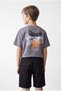 Boy's Crew Neck Oversize T-Shirt - 4
