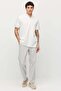 Men's T-Shirt with Buttoned Collar and Contrast Color Details - 7