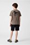 Boy's Oversize Printed T-Shirt - 4