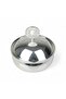 Collection Silver Dates Bowl with Pearl White Gem Lid Handle 12cm - Premium Serving Dish, Home Decor for Dining & Special Occasions - 5