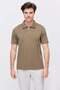 Men's Half Zip Polo Neck T-Shirt - 2