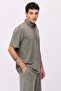 Men's Casual Polo Neck T-Shirt - 2