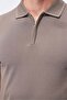 Men's Invisible Zipper Pack Collared Knitwear T-Shirt - 5