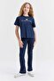 Girl's Printed Detailed T-shirt - 6