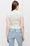 Women's Lettered Crew Neck T-Shirt - 6