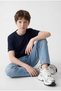 Boy's Regular Minimal Printed T-Shirt - 4