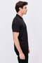 Men's Half Zip Polo Neck T-Shirt - 3