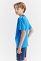 Men's T-Shirt with Text Print Detail - 4