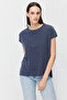 Women's Crew Neck Short Sleeve Blouse - 4