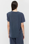 Women's Oval Cut Soft Textured T-Shirt - 5