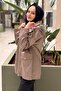Hooded Double Zipper Trench Coat - 2