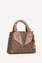 PAIGE SMALL SATCHEL-CARAMEL-N/S - 2