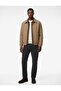 Long Sleeve Pocket Zipper Shirt Collar Winter Cashmere Bomber Jacket - 2