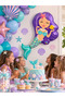 Mermaid Shaped Large Size Birthday Foil Balloon Mermaid Mermaid Foil Balloon 75cm - 3