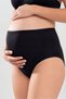 Pack of 5 Black Women's Cotton Lycra High Waist Maternity Panties - 2