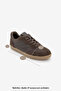 Women's Sneaker Lace-Up Suede Sports Shoes Starse Brown - 8
