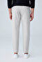 Men's Comfort Fit Trousers with Elastic Waist Beige 0170Ddngr - 6