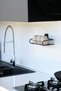 Lifetime Stainless Shampoo Rack, Spice Rack, Kitchen Shelf, Adhesive Shelf Black - 6