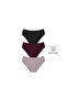 Women's 100% Cotton 3-Piece High Waist Ribbed Comfortable Panties