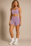 Cute Model Women Seamless Scrunch High Waist Sports Shorts Leggings - 3