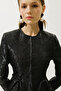 MARY Evening Dress Jacquard Skirt Black - 6