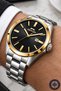 Steel Band with Calendar, Steel Case Men's Wristwatch Bracelet Gift Silver-Rose Sdslz004 - 2