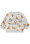 Teddy Bear Printed 6-18 Months Sweatshirt - Gray
