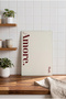 Amore Retro Typography Tempered Glass Cutting Board 20X30 cm - 3