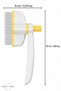 Rotating Head Cat and Dog Comb 360 °   Rotating, One-Button Cleaning Hair Removal Comb - 7