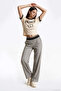 Beli Ribbed Wide Leg Trousers Mink - 3