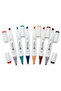 Premium Double-Ended Art Markers Set of 6 – Natural & Earth Tones - 2