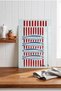 Sardines Retro Mediterranean Tempered Glass Cutting Board 20X30 - 5