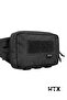 Grovuxa Black Color Multi-Compartment Unisex Outdoor Waist and Shoulder Bag - 5