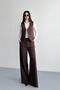 Women's Vest Set Top and Bottom Set