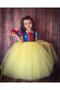 Snow White Children's Party Costume Girls' Costume with Crown Hair Tinsel Cape Day Party Dress Snow White Costume - 5