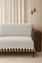 Checkerboard Pattern Woven 100% Cotton Multi-Purpose Pique Sofa Cover 180X230