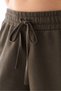 Khaki Retro Cotton Shorts - 3