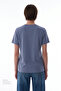 Blue Modal Short Sleeve T-Shirt - 3
