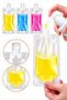 6Pcs Cream Travel Shampoo Carrying Bottle Bag in Bag Carrying Bottle Cream Storage Container