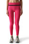 Pink Seamless Stitch-Free Foldable High Waist Leggings - 2