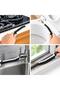 2 Pieces 23 cm Bendable Thin Cleaning Brush for Bathroom and Kitchen Narrow Spaces - 4