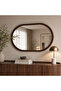Highpoint Mirror, This Mirror Features a Modern Design, Width 120cm X Depth 80cm, with a Wooden Frame.