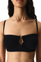 Black Nia Strapless Bikini Top - 3